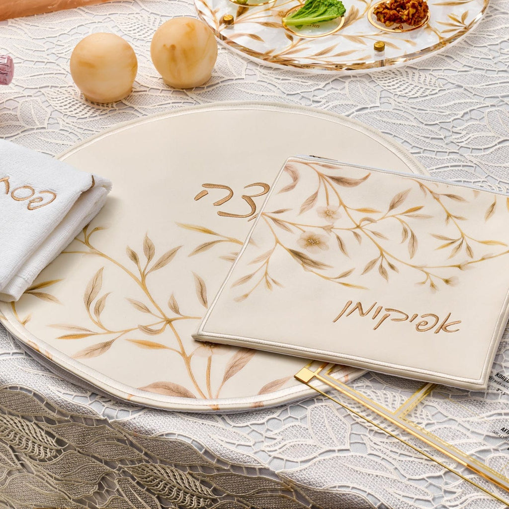 Floral Bird Pesach Set